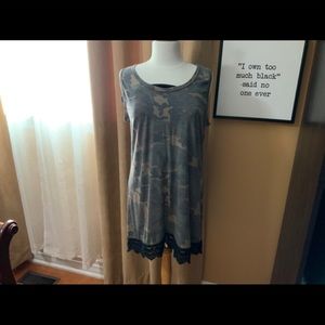 L&B Camouflage MINI DRESS